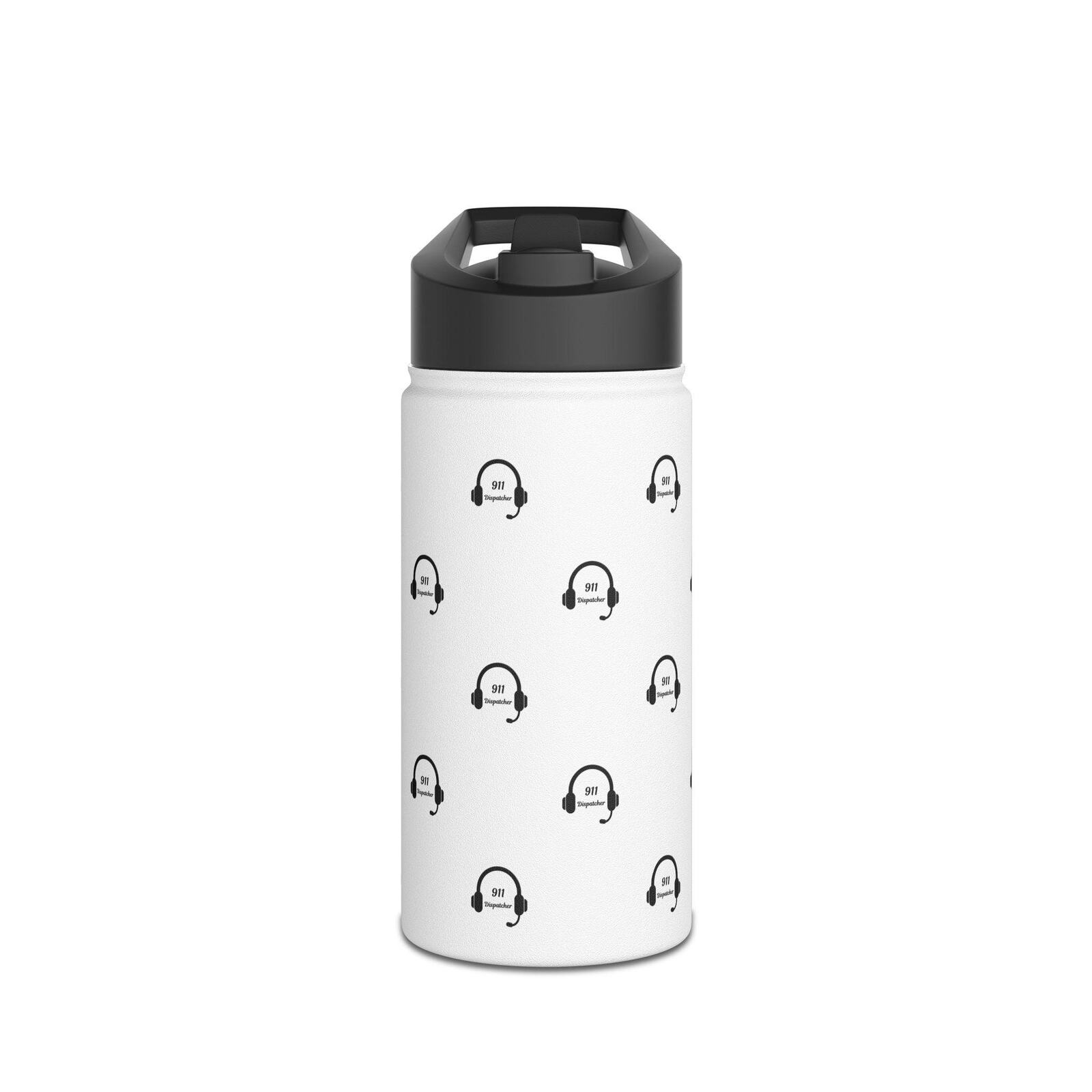911 Dispatcher Stainless Steel Water Bottle, Standard Lid