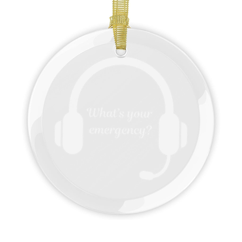 What's your emergency glass ornament